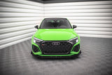 Maxton Design - Street Pro Front Splitter V.1 + Flaps Audi RS3 8Y Sedan/Sportback Front Spoiler Maxton Design royalty-bespoke.myshopify.com