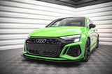 Maxton Design - Street Pro Front Splitter V.1 + Flaps Audi RS3 8Y Sedan/Sportback Front Spoiler Maxton Design royalty-bespoke.myshopify.com