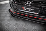 Maxton Design - Street Pro Front Splitter + Flaps V.1 Hyundai I20N MK3