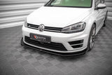 Maxton Design - Street Pro Front Splitter V.1 + Flaps Volkswagen Golf R MK7