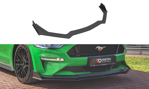 Maxton Design - Street Pro Front Splitter V.2 Ford Mustang GT MK6 (Facelift) Front Spoiler Maxton Design royalty-bespoke.myshopify.com