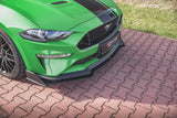 Maxton Design - Street Pro Front Splitter V.2 Ford Mustang GT MK6 (Facelift) Front Spoiler Maxton Design royalty-bespoke.myshopify.com