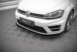 Maxton Design - Street Pro Front Splitter V.2 Volkswagen Golf R MK7 Front Spoiler Maxton Design royalty-bespoke.myshopify.com