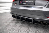 Maxton Design - Street Pro Rear Diffuser Audi S3 Sportback 8V Facelift