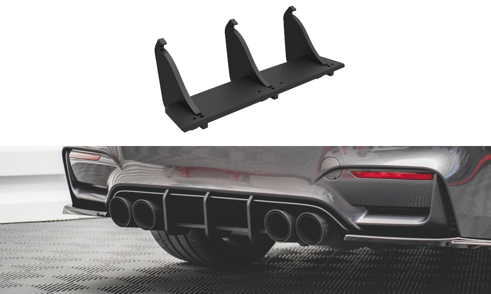 Maxton Design - Street Pro Rear Diffuser BMW M4 F82 | Royal Body Kits
