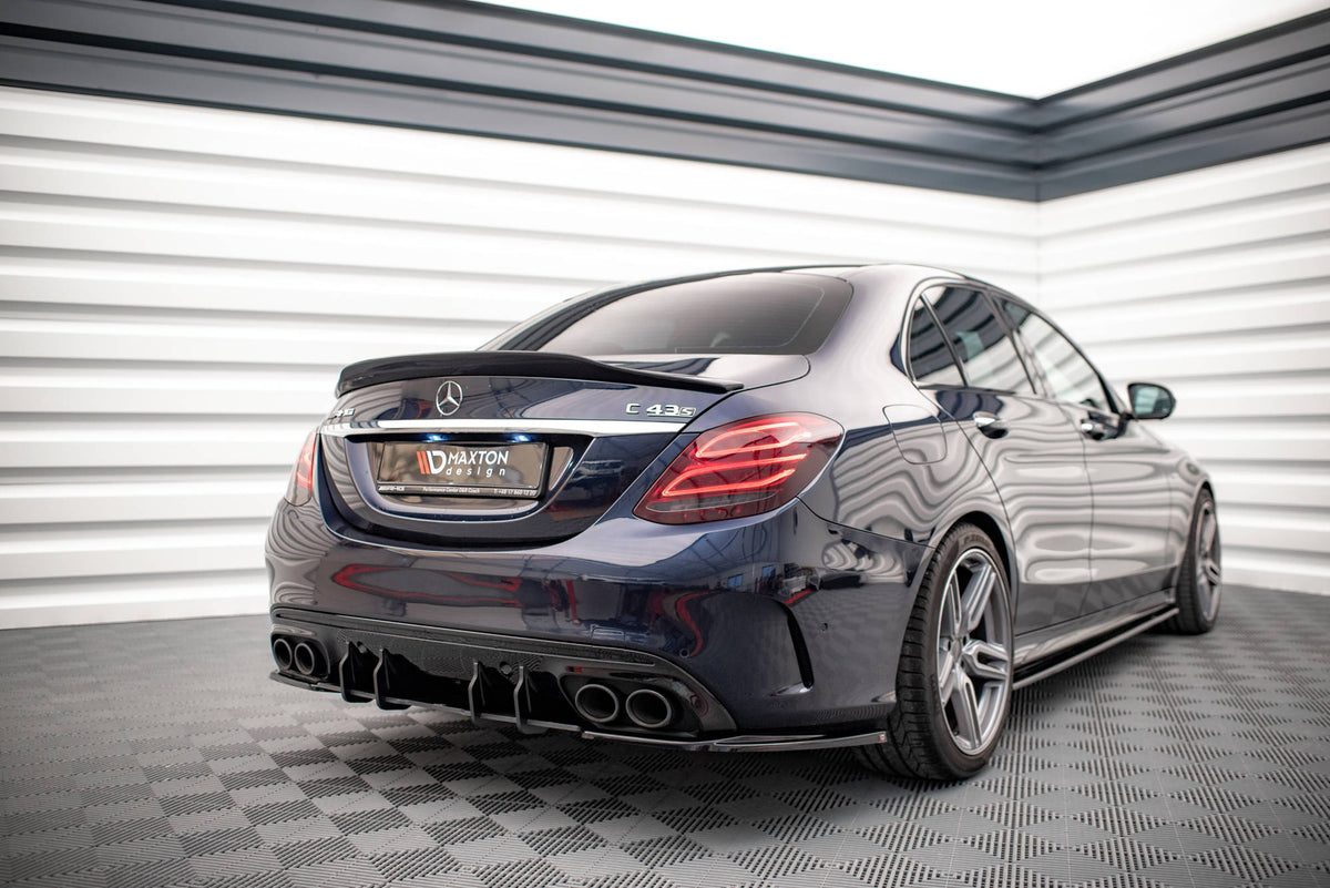 Maxton Design - Street Pro Rear Diffuser Mercedes Benz C43 AMG Sedan ...