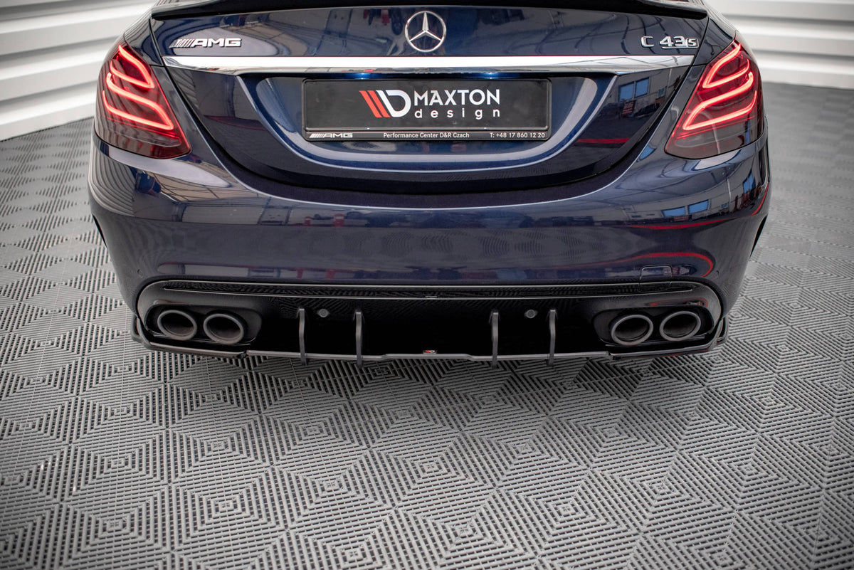 Maxton Design - Street Pro Rear Diffuser Mercedes Benz C43 AMG Sedan ...