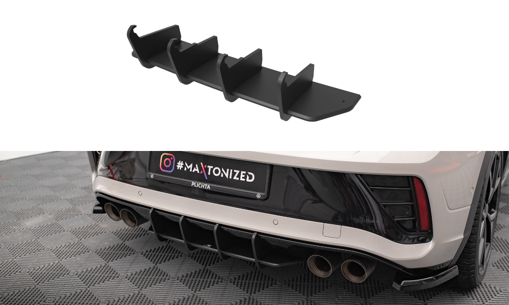 Maxton Design - Street Pro Rear Diffuser Volkswagen T-Roc R MK1 ...