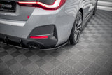 Maxton Design - Street Pro Rear Side Splitters BMW Series 4 Gran Coupe M-Pack G26