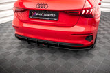 Maxton Design - Street Pro Rear Valance + Flaps Audi A3 8Y Sportback Rear Diffuser Maxton Design royalty-bespoke.myshopify.com