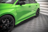 Maxton Design - Street Pro Side Skirts Diffusers Audi RS3 Sedan 8Y Side Skirts Diffusers Maxton Design royalty-bespoke.myshopify.com