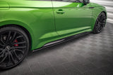 Maxton Design - Street Pro Side Skirts Diffusers Audi RS5 F5 Coupe Facelift Side Skirts Diffusers Maxton Design royalty-bespoke.myshopify.com