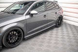 Maxton Design - Street Pro Side Skirts Diffusers Audi S3 & A3 S-Line Sportback 8V Facelift