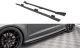 Maxton Design - Street Pro Side Skirts Diffusers + Flaps Audi S3 & A3 S-Line Sportback 8V Facelift Side Skirts Diffusers Maxton Design royalty-bespoke.myshopify.com