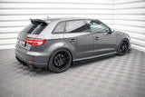 Maxton Design - Street Pro Side Skirts Diffusers + Flaps Audi S3 & A3 S-Line Sportback 8V Facelift Side Skirts Diffusers Maxton Design royalty-bespoke.myshopify.com