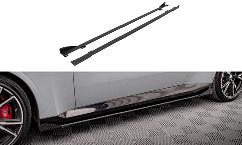 Maxton Design - Street Pro Side Skirts Diffusers + Flaps BMW Series 2 M-Pack / M240i Coupe G42