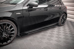 Maxton Design - Street Pro Side Skirts Diffusers + Flaps Mercedes A35 AMG / AMG-Line Aero Pack W177