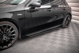 Maxton Design - Street Pro Side Skirts Diffusers + Flaps Mercedes A35 AMG / AMG-Line Aero Pack W177 Side Skirts Diffusers Maxton Design royalty-bespoke.myshopify.com