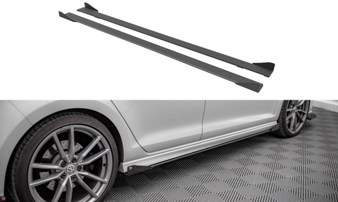 Maxton Design - Street Pro Side Skirts Diffusers + Flaps Volkswagen Golf R MK7 Side Skirts Diffusers Maxton Design royalty-bespoke.myshopify.com