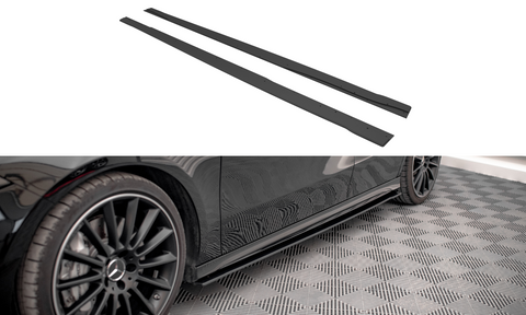 Maxton Design - Street Pro Side Skirts Diffusers Mercedes A35 AMG / AMG-Line Aero Pack W177 Side Skirts Diffusers Maxton Design royalty-bespoke.myshopify.com