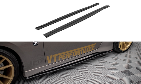 Maxton Design - Street Pro Side Skirts Diffusers Nissan 370Z Nismo Facelift Side Skirts Diffusers Maxton Design royalty-bespoke.myshopify.com