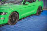 Maxton Design - Street Pro Side Skirts Diffusers V.1 + Flaps Ford Mustang GT MK6 (Facelift) Side Skirts Diffusers Maxton Design royalty-bespoke.myshopify.com