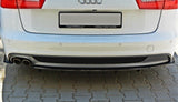 Maxton Design - Central Rear Splitter Audi A6 S-Line C7 Avant