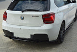 Maxton Design - Central Rear Splitter (with vertical bars) BMW Series 1 F20 / F21 M-Power