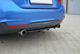 Maxton Design - Central Rear Splitter (with vertical bars) BMW Series 4 Coupe / Gran Coupe / Cabrio M-Pack F32 / F36 / F33 Rear Diffuser Maxton Design royalty-bespoke.myshopify.com
