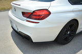 Maxton Design - Central Rear Splitter (with vertical bars) BMW Series 6 Gran Coupé M-Pack