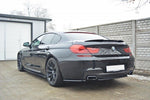 Maxton Design - Central Rear Splitter (without vertical bars) BMW Series 6 Gran Coupé M-Pack