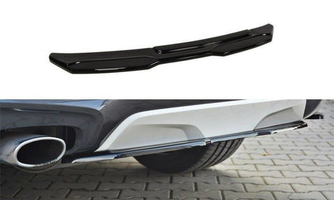 Maxton Design - Central Rear Splitter (without vertical bars) BMW X4 M-Pack F26