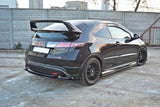Maxton Design - Central Rear Splitter Honda Civic MK8 Type S/R Rear Diffuser Maxton Design royalty-bespoke.myshopify.com