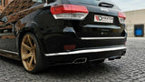 Maxton Design - Central Rear Splitter (with vertical bars) Jeep Grand Cherokee WK2 Summit (Facelift) Rear Diffuser Maxton Design royalty-bespoke.myshopify.com