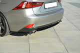 Maxton Design - Central Rear Splitter (without vertical bars) Lexus IS MK3 T