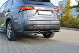 Maxton Design - Central Rear Splitter (without vertical bars) Lexus NX MK1 H Rear Diffuser Maxton Design royalty-bespoke.myshopify.com