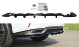 Maxton Design - Central Rear Splitter (with vertical bars) Lexus RX MK4 H