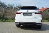 Maxton Design - Central Rear Splitter (without vertical bars) Lexus RX MK4 H Rear Diffuser Maxton Design royalty-bespoke.myshopify.com