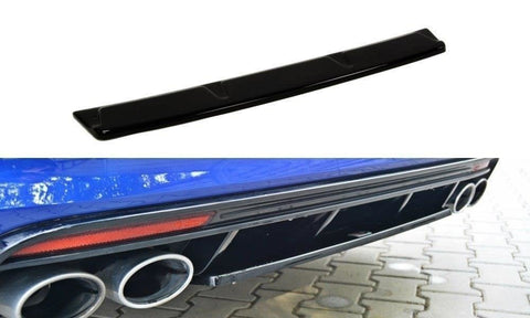 Maxton Design - Central Rear Splitter (without vertical bars) Volkswagen Golf R MK7 Estate Rear Diffuser Maxton Design royalty-bespoke.myshopify.com