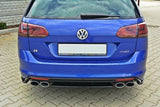 Maxton Design - Central Rear Splitter (without vertical bars) Volkswagen Golf R MK7 Estate Rear Diffuser Maxton Design royalty-bespoke.myshopify.com