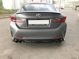 Maxton Design - Central Rear Splitter (with vertical bars) Lexus RC Rear Diffuser Maxton Design royalty-bespoke.myshopify.com