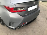 Maxton Design - Central Rear Splitter (without vertical bars) Lexus RC