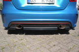 Maxton Design - Central Rear Splitter (without vertical bars) Mercedes Benz A-Class W176 AMG-Line (Pre-Facelift) Rear Diffuser Maxton Design royalty-bespoke.myshopify.com