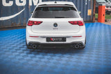 Maxton Design - Central Rear Splitter Volkswagen Golf GTI MK8 Rear Diffuser Maxton Design royalty-bespoke.myshopify.com