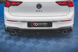 Maxton Design - Central Rear Splitter Volkswagen Golf GTI MK8 Rear Diffuser Maxton Design royalty-bespoke.myshopify.com