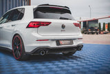 Maxton Design - Central Rear Splitter Volkswagen Golf GTI MK8 Rear Diffuser Maxton Design royalty-bespoke.myshopify.com