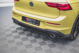 Maxton Design - Central Rear Splitter Volkswagen Golf GTI Clubsport MK8 Rear Diffuser Maxton Design royalty-bespoke.myshopify.com
