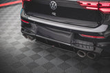 Maxton Design - Central Rear Splitter Volkswagen Golf R MK8 Rear Diffuser Maxton Design royalty-bespoke.myshopify.com