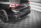 Maxton Design - Central Rear Splitter Volkswagen Golf R MK8 Rear Diffuser Maxton Design royalty-bespoke.myshopify.com