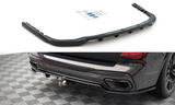 Maxton Design - Central Rear Splitter (with vertical bars) BMW X7 M G07 Rear Diffuser Maxton Design royalty-bespoke.myshopify.com